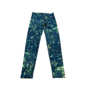 Nike City Lights Print Leggings Active Wear Yoga Running Pants Women's S New